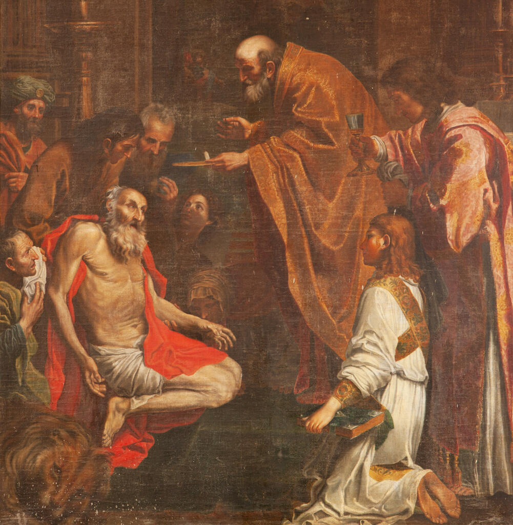 tableau : la communion de saint Jérôme
