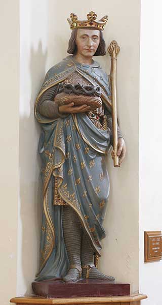 statue n°2 : Saint Louis roi de France