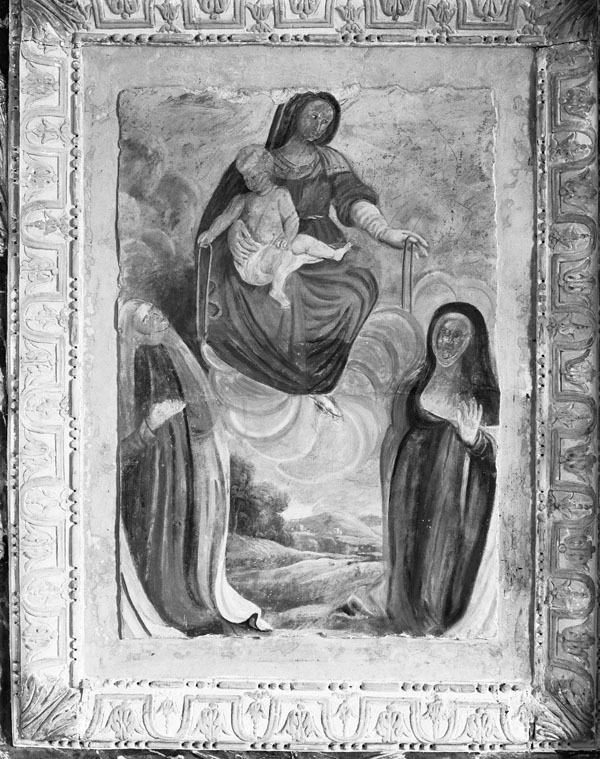 peinture murale : la donation du Rosaire