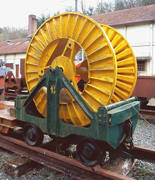 matériel de transport ferroviaire Lorry à câbles