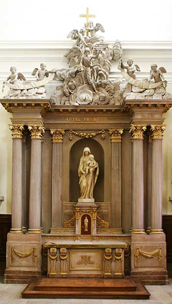autel secondaire n°1 dit autel de la Vierge