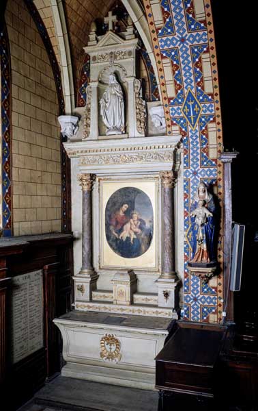 ensemble de l'autel Notre-Dame