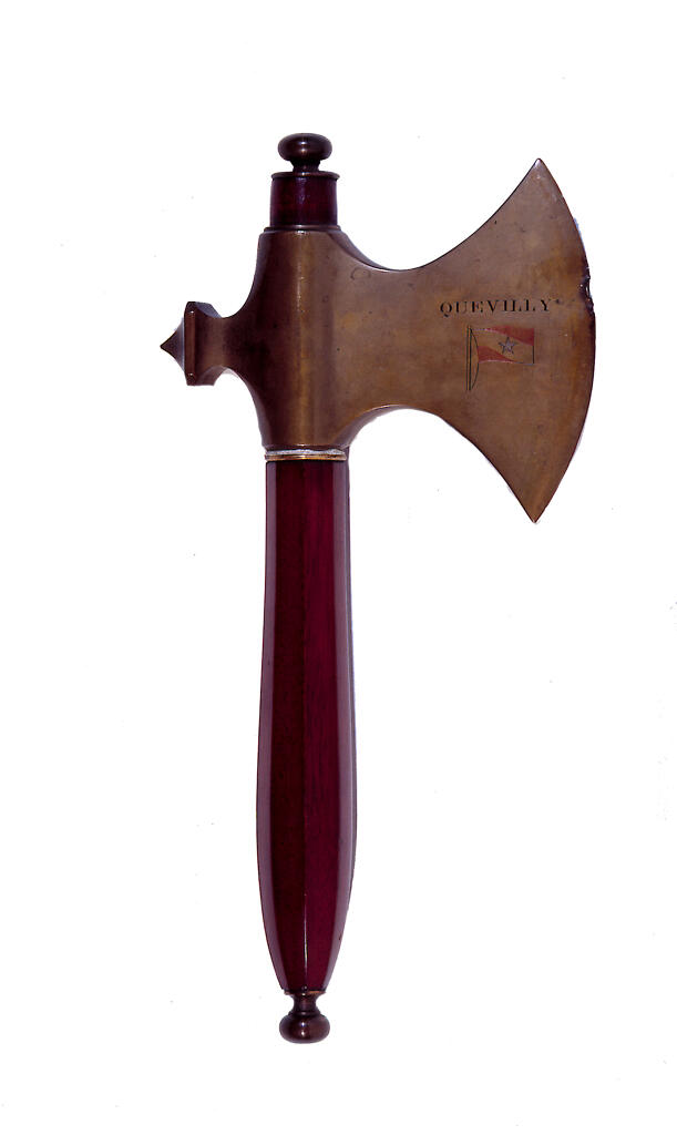 ensemble d'objets en relation avec le voilier QUEVILLY