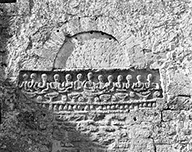 relief semi-méplat : la Cène