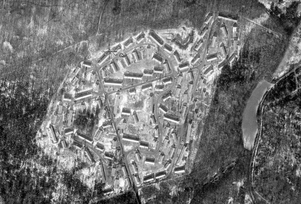 ensemble des cités américaines d'Evreux : Lafayette, la Sablonnière, le Village de la Forêt