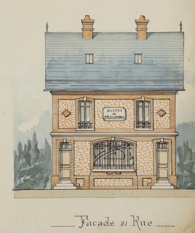 bureau des Postes et Télégraphes, actuellement maison