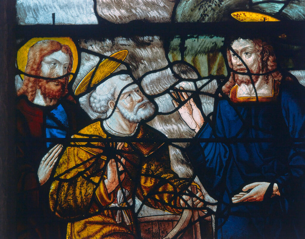 verrière : Scènes de la vie de saint Pierre (baie 2)