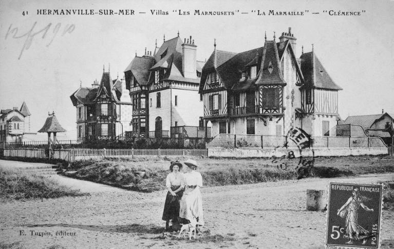 les maisons d'Hermanville-sur-Mer