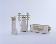ensemble de 3 vases décoratifs
