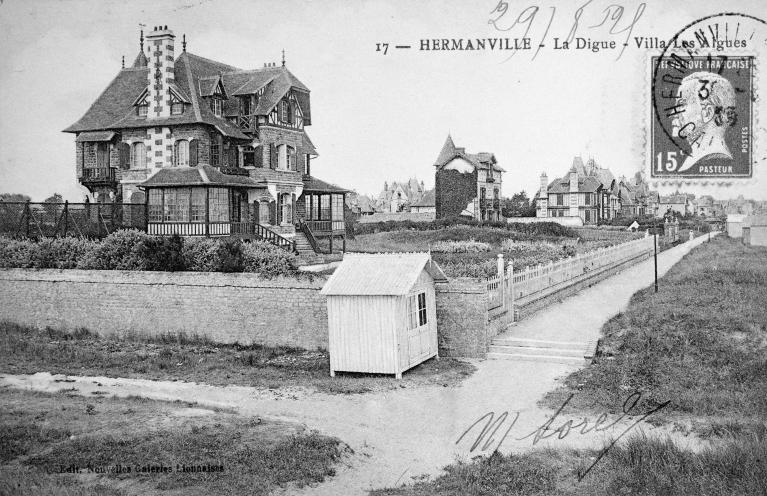 les maisons d'Hermanville-sur-Mer