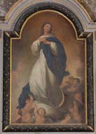 tableau d'autel : Immaculée Conception