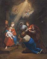 tableau d'autel : Adoration des Mages