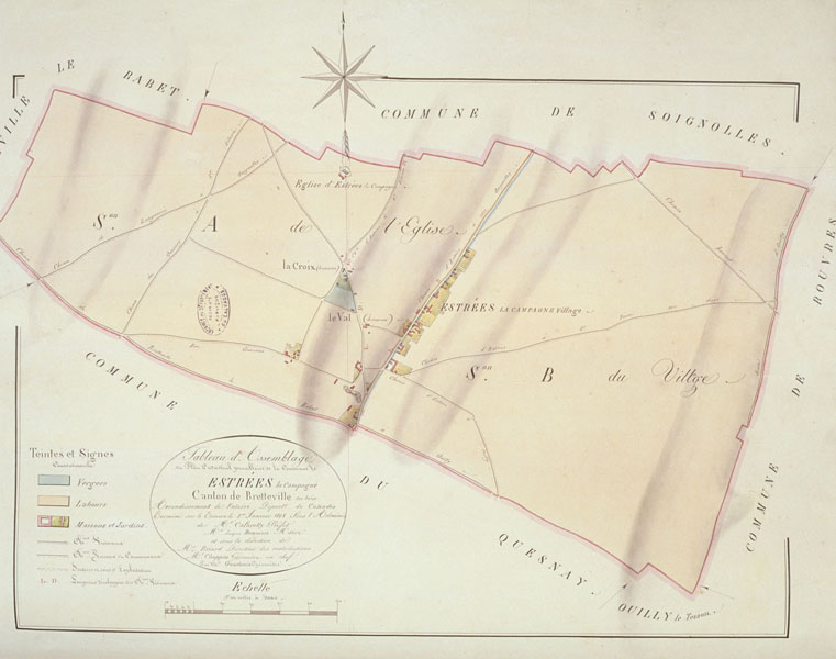 présentation de la commune d'Estrées-la-Campagne