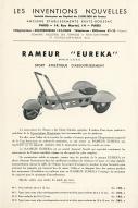 Publicité pour rameur Euréka, vers 1946 (Collection particulière).