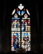 verrière : Annonciation, Nativité (baie 0)