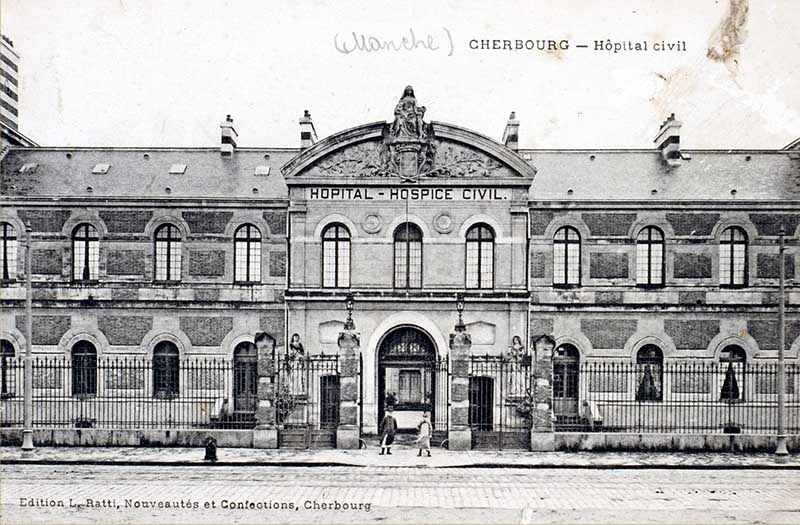 hospice Napoléon III, puis hôpital Pasteur, actuellement Centre Hospitalier Public du Cotentin