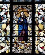 verrière : Vie de la Vierge (baie sud)