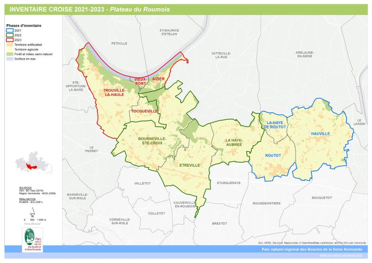 présentation de l'opération d'Inventaire croisé sur le plateau du Roumois