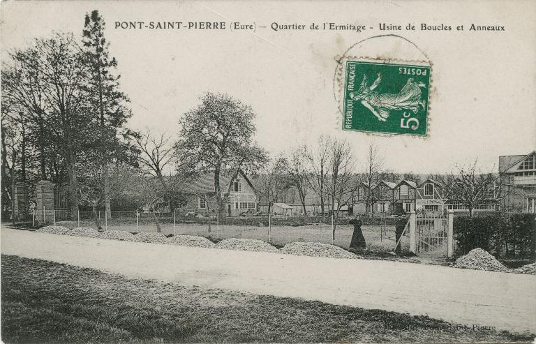 moulin à blé et filature de l'Ermitage puis bouclerie des Établissements Nicolas puis Turquais