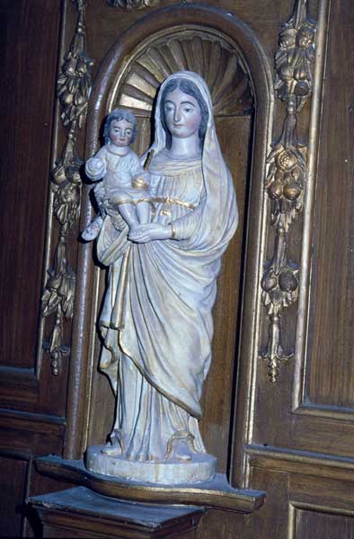 statue (petite nature) : Vierge à l'Enfant