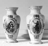 ensemble de 2 vases décoratifs