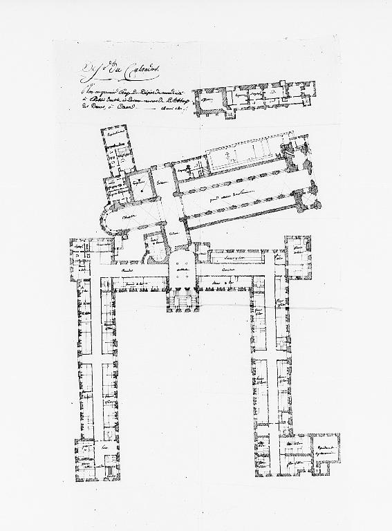 église de l'abbaye de bénédictines de la Trinité dite abbaye aux Dames, actuellement église paroissiale Saint-Gilles