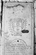 dalle funéraire de Joseph Chauvel de Cantepie