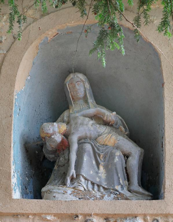groupe sculpté (petite nature) : Pietà