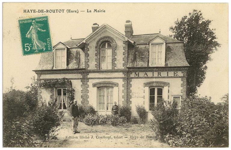 mairie-école, actuellement mairie et gîte des écoliers
