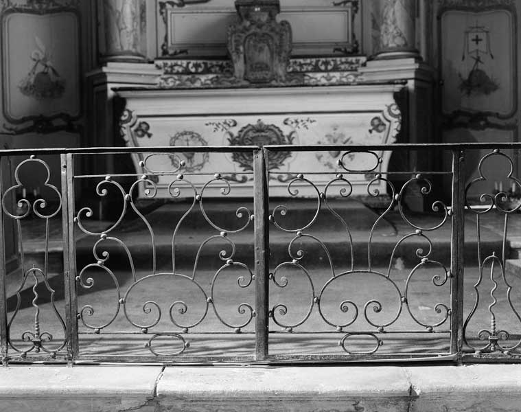 clôture de choeur (table de communion)