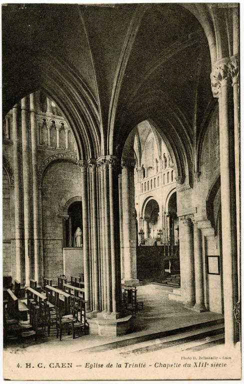 église de l'abbaye de bénédictines de la Trinité dite abbaye aux Dames, actuellement église paroissiale Saint-Gilles
