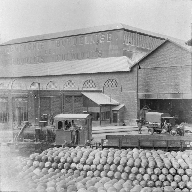usine d'engrais chimiques de la Compagnie Bordelaise des Produits Chimiques