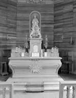 ensemble du maître-autel : autel tombeau, tabernacle, exposition