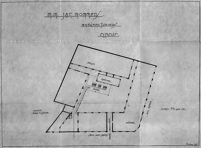 Usine de teinturerie et d'apprêt des daps de laine J. et C. Mommers s. a.