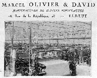 Filature, tissage et usine d'apprêt de draps de laine Marcel Olivier-David