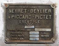 turbine hydraulique à hélice et pales mobiles Neyret-Beylier et Piccard-Pictet