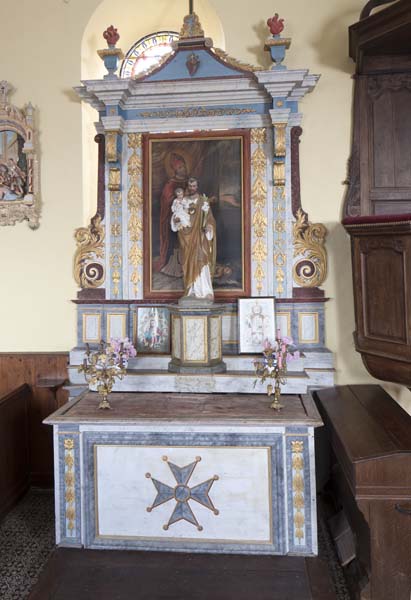 tableau d'autel : saint Paterne ressuscitant un enfant