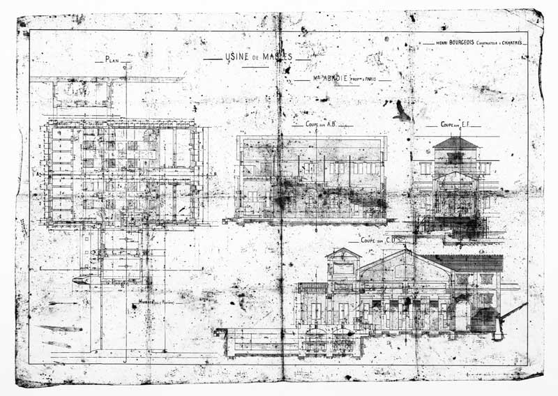 moulin à farine, usine de pâte à papier