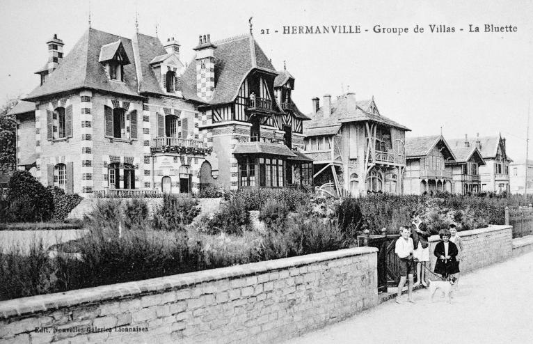 les maisons d'Hermanville-sur-Mer