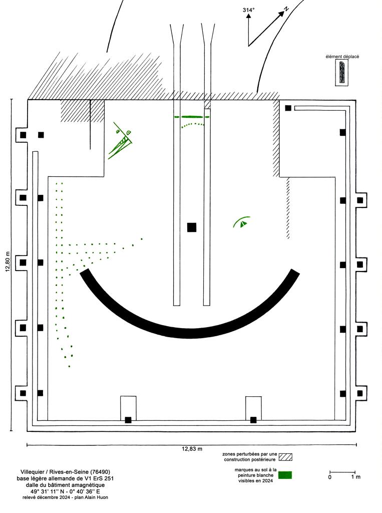 base de lancement de V1 de Villequier