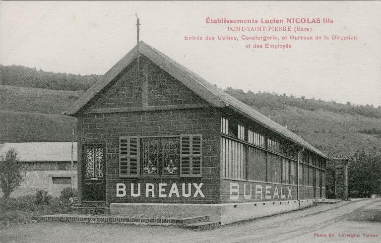 moulin à blé et filature de l'Ermitage puis bouclerie des Établissements Nicolas puis Turquais