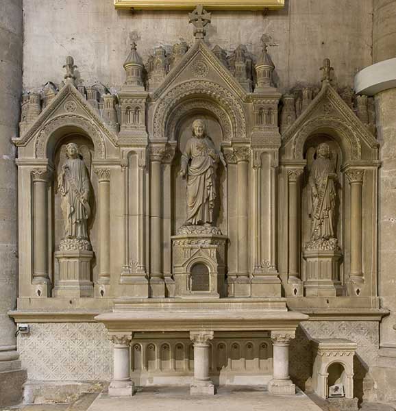 autel secondaire n°2 dit autel du Sacré-Coeur