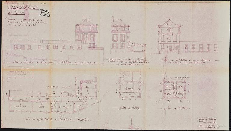 bâtiment conventuel de l'abbaye de la Trinité dite abbaye aux Dames, actuellement hôtel de région