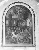 tableau d'autel : le martyre de saint Laurent