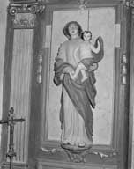 2 statues : Vierge à l'Enfant, saint Paterne
