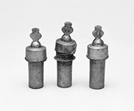 ensemble d'une ampoule à huile des malades (boîte à huile des malades), ampoule à saint chrême (boîte à saint chrême), boîte à huile sainte
