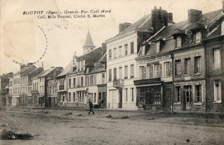 maisons et commerces du centre-bourg de Routot