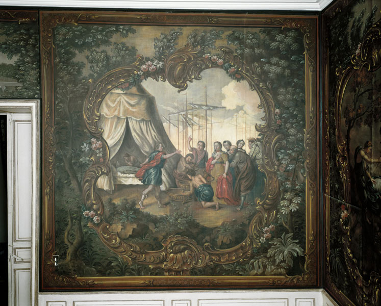 peinture : Briséis est rendue à Achille après la mort de Patrocle