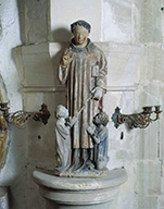 statue : saint Léonard de Noblat