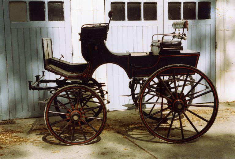 voiture hippomobile, phaéton convertible Borde Fils